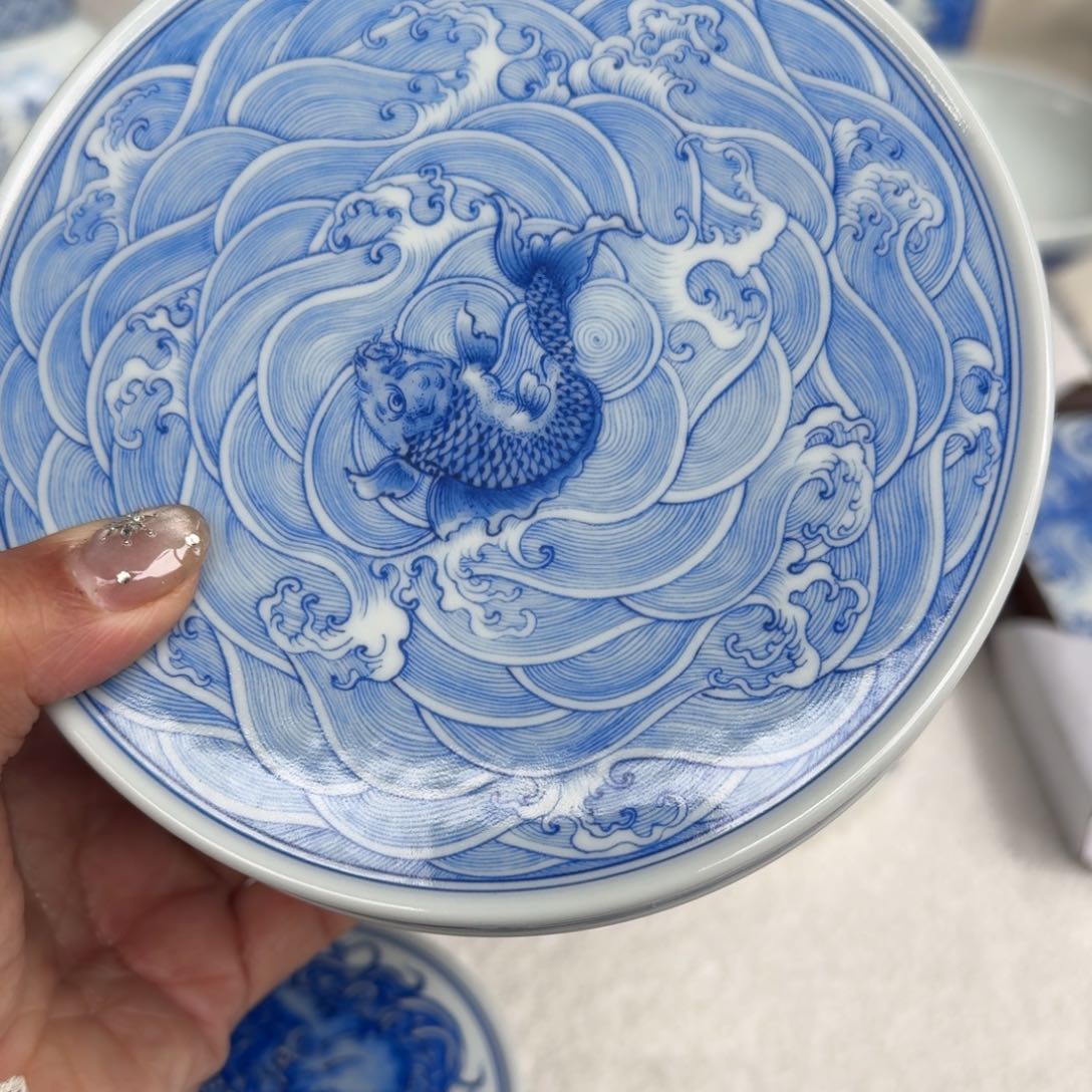 景德镇陶瓷手绘茶叶罐