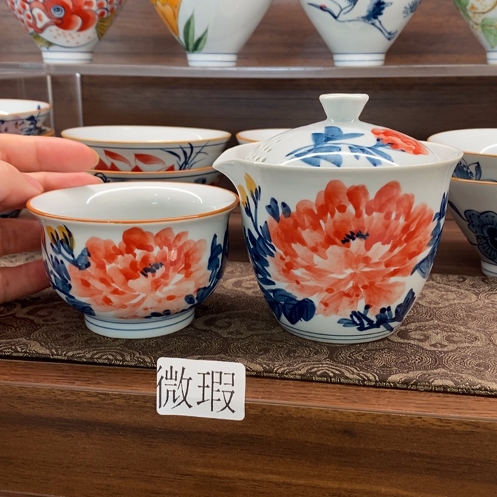 釉下老陶泥手工绘制