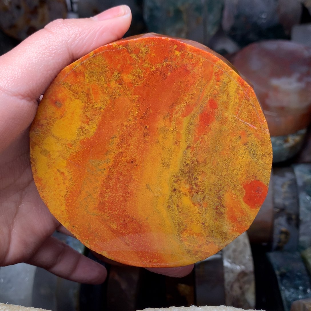 阳****定制玛瑙定制玛瑙手镯56加圈口不退不换