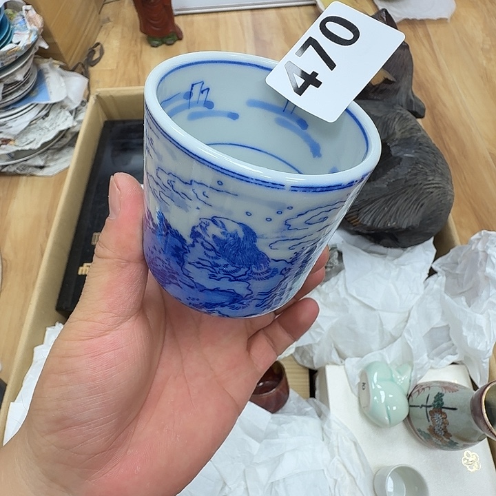 瓷片工艺品摆件瓷器摆件正能量