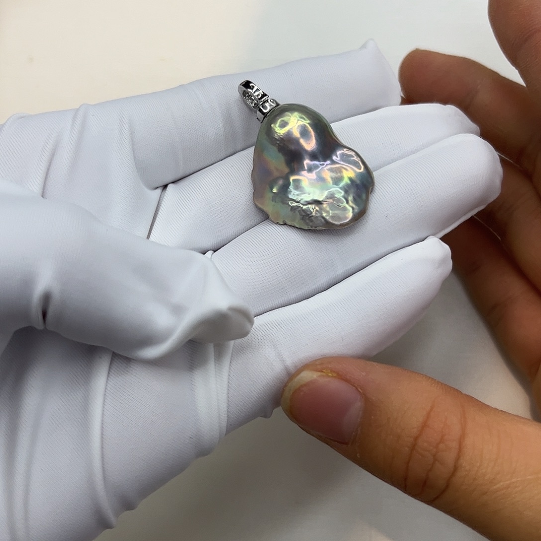 耳饰合金淡水珍珠