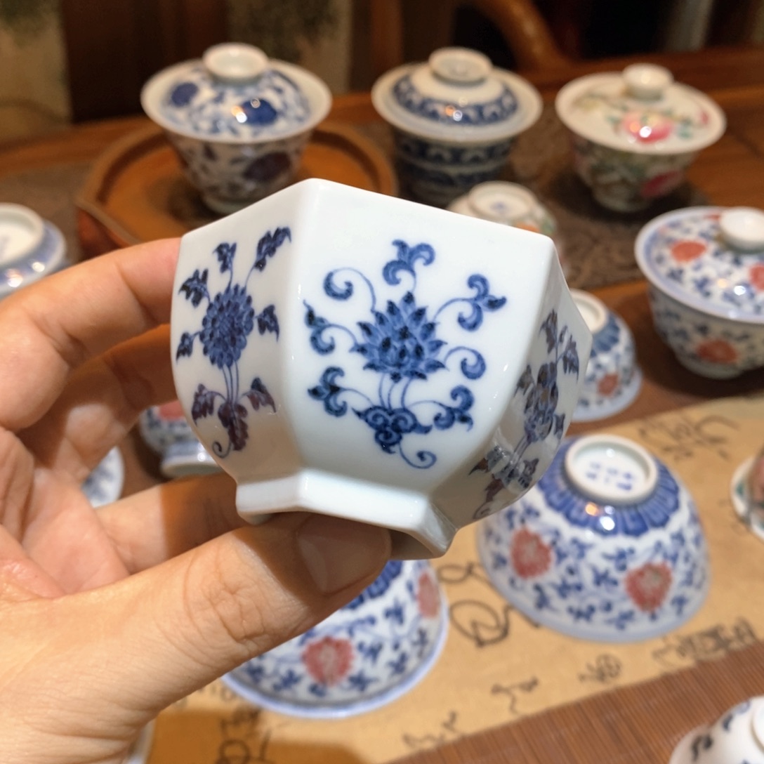 开播福利景德镇纯手绘茶器微瑕