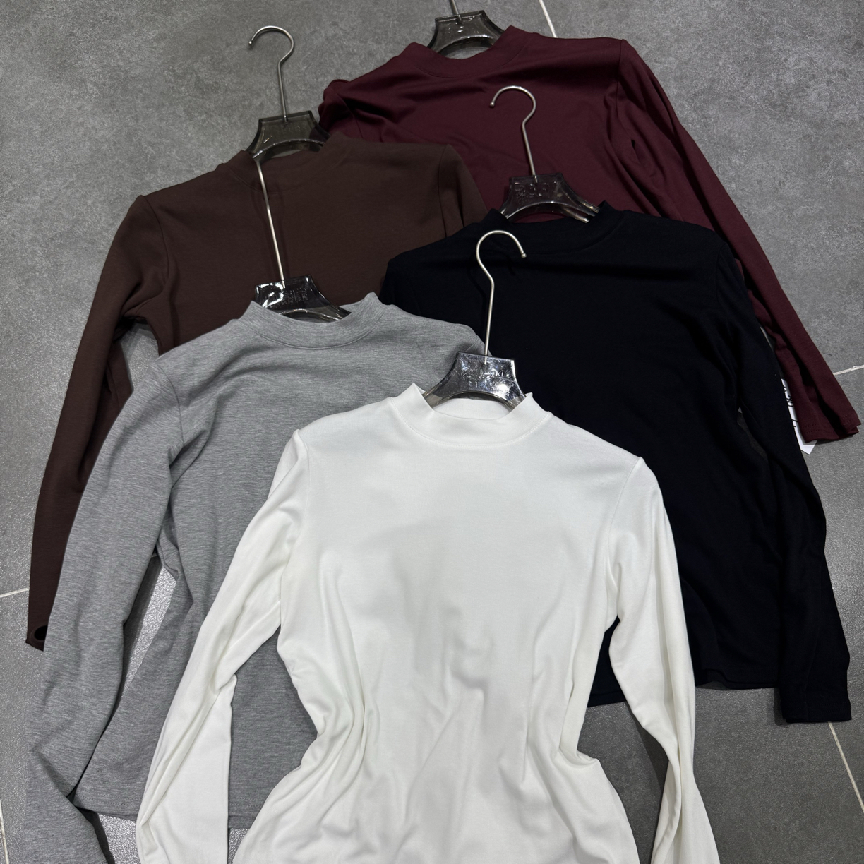 水溶细羊系列小立领加薄绒打底