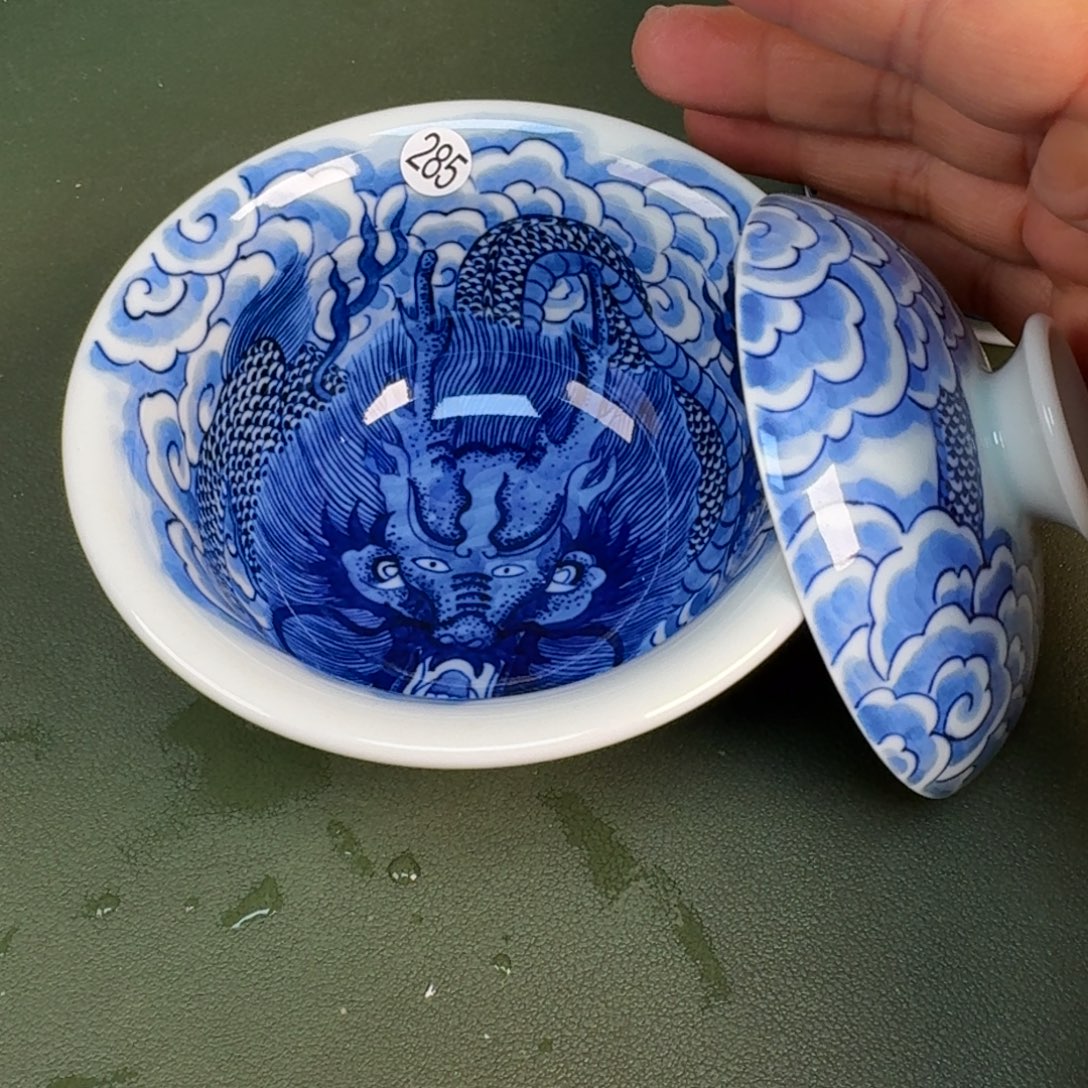 陶景德镇纯手绘茶具圆圆285