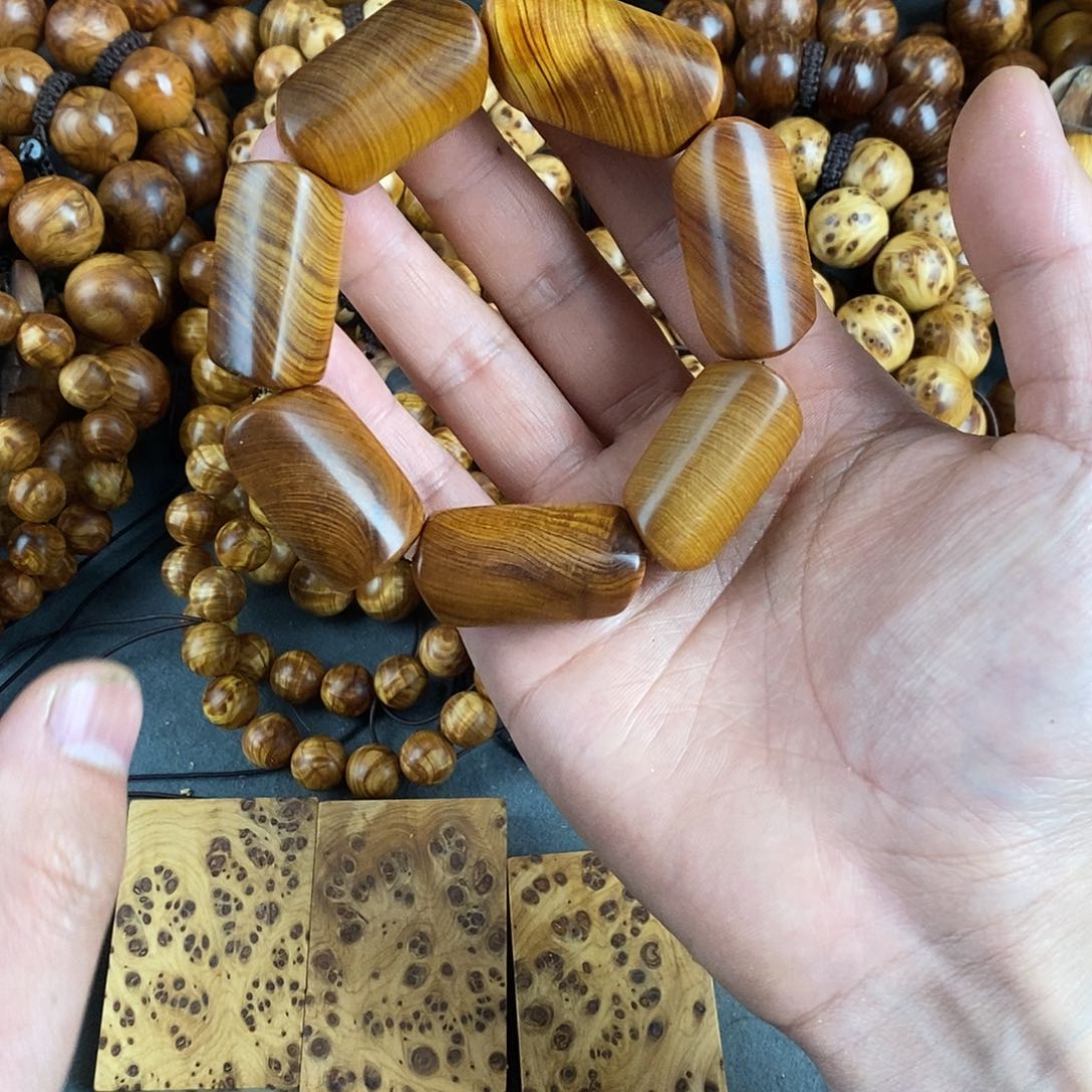 柏木（崖柏）手串/手链板根料随形手串