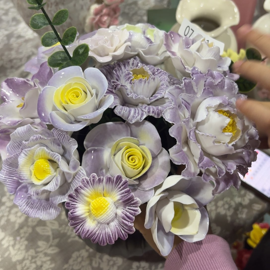 陶瓷花，拍满20发货，退款拉黑781