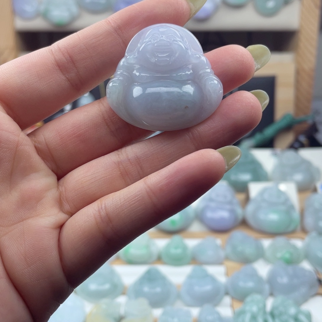 颈饰未镶嵌翡翠30尺寸佛公厚装