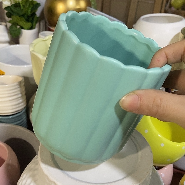 陶摆件陶盆有孔 瑕疵介意勿拍