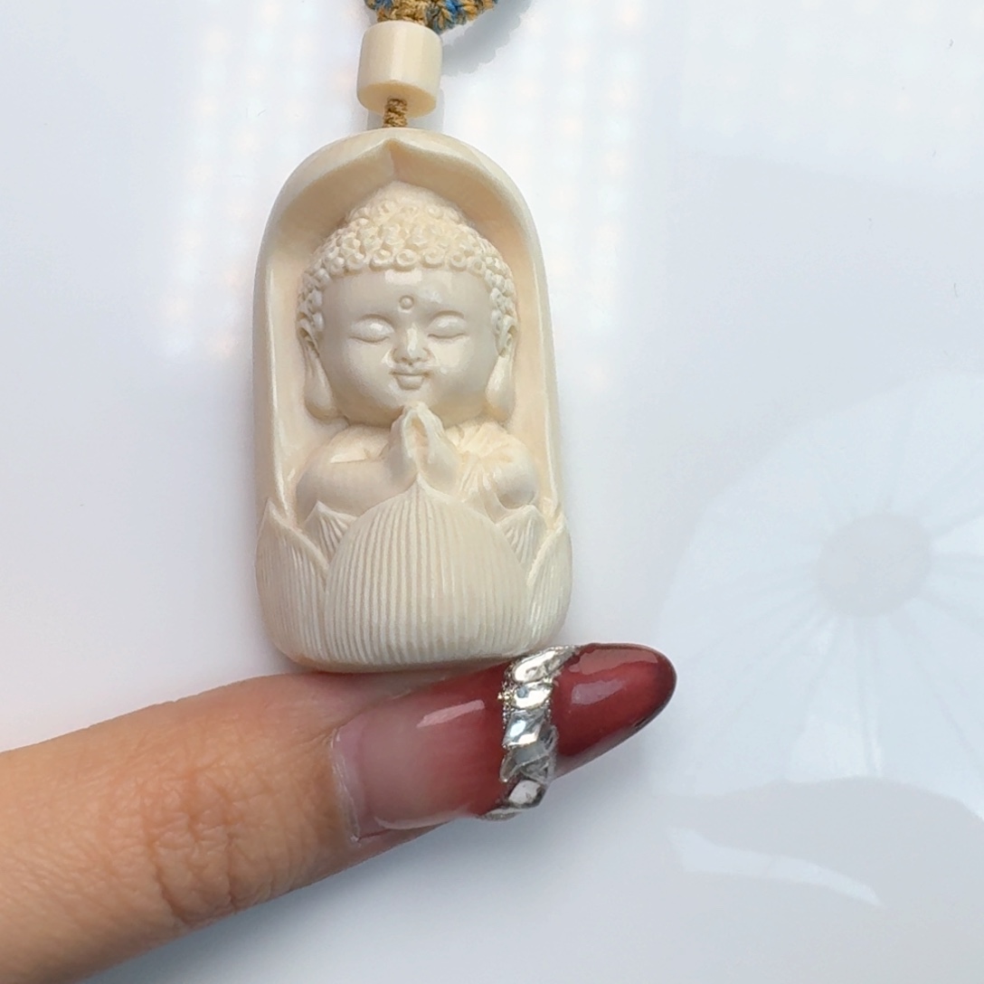 柏香籽/百香籽吊坠猛犸