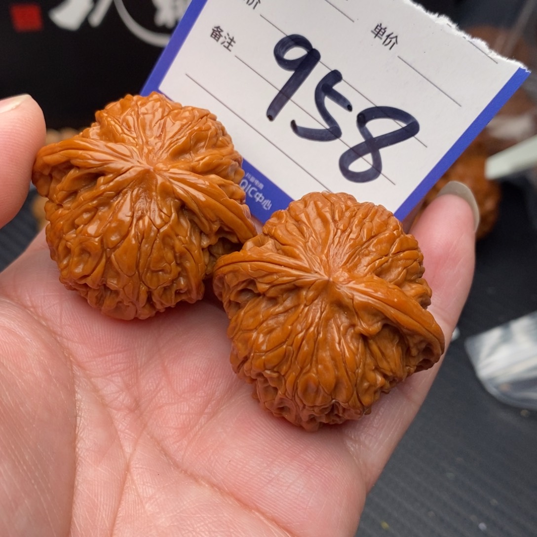 桃核把件磨盘40my