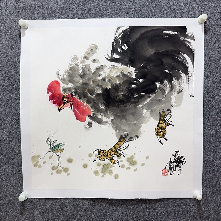 国画娄鹏老师手绘作品