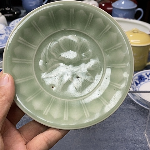 陶瓷冬青小碟，如图