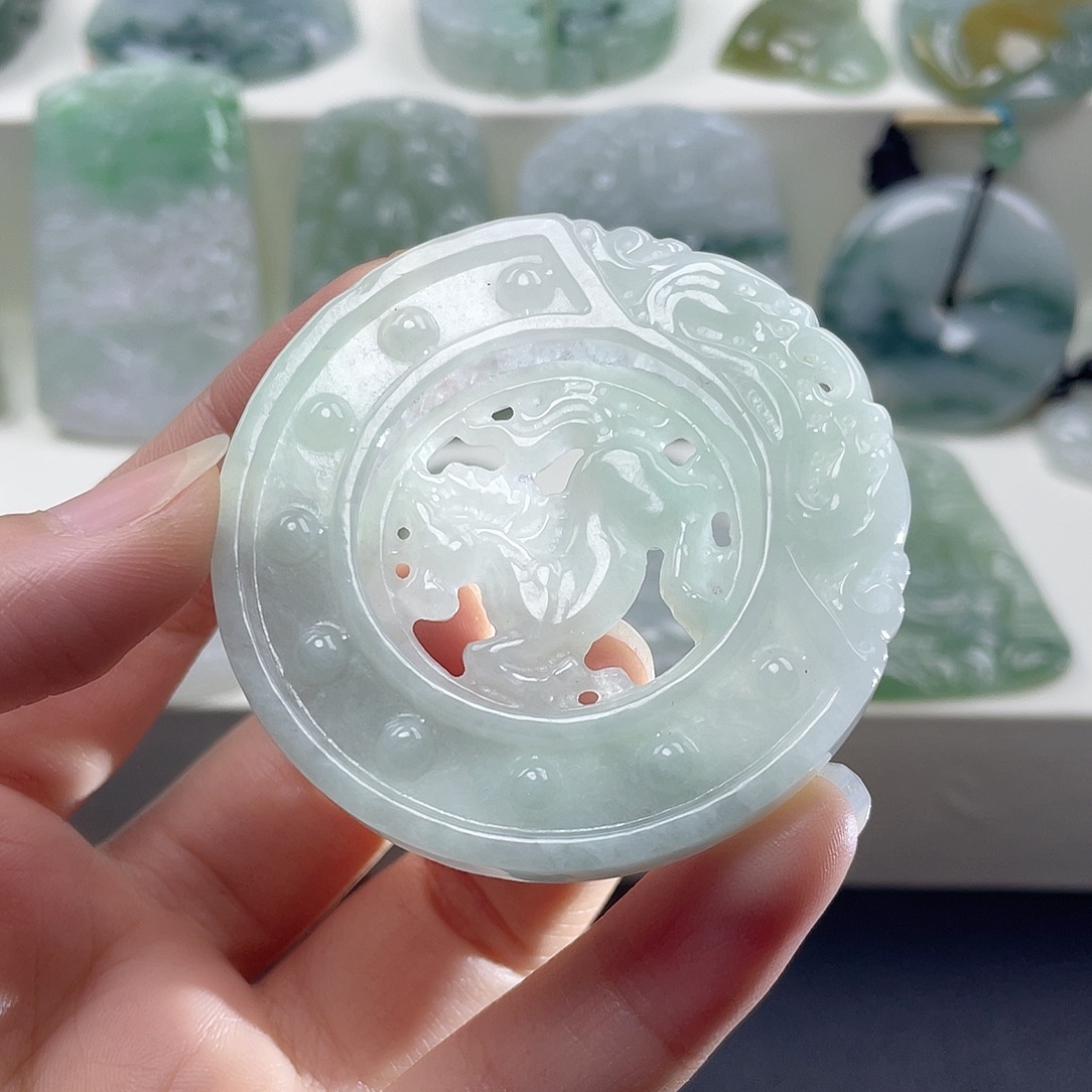 翡翠未镶嵌颈饰天然翡翠1111111