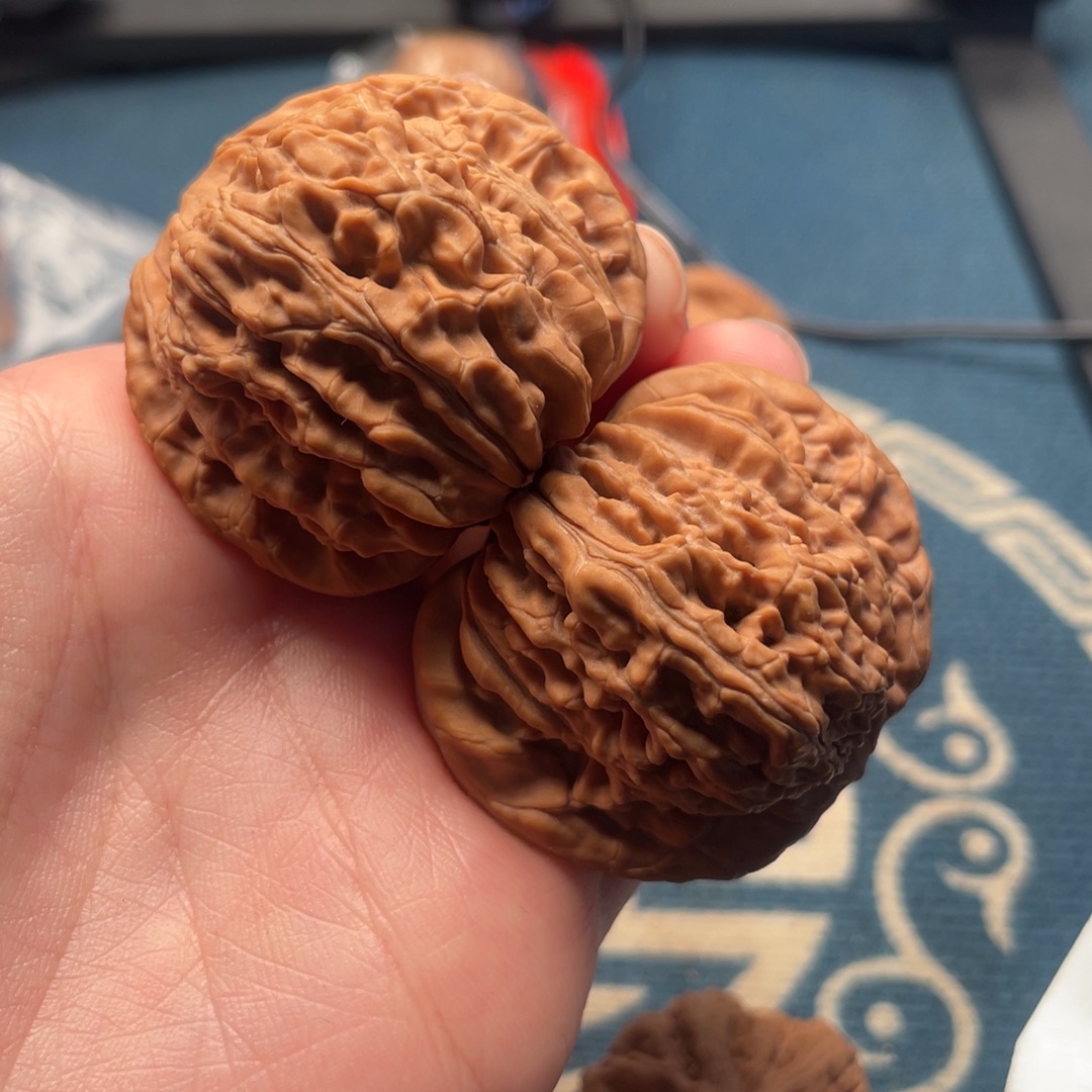 文玩核桃吊坠四座楼44