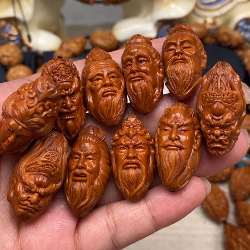 【闪购商品】橄榄核吊坠橄榄手工雕刻工艺