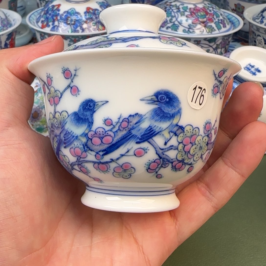 彦祖纯手工手绘茶具176