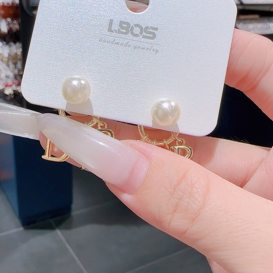 锆石铜合金925银耳环