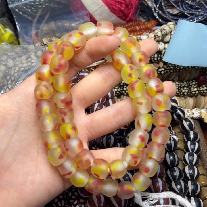 颈饰玻璃7485 琉璃一条