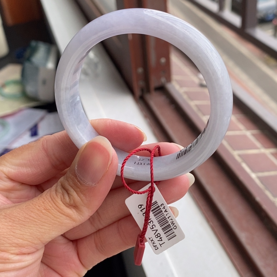 未镶嵌手镯翡翠k*53正圈