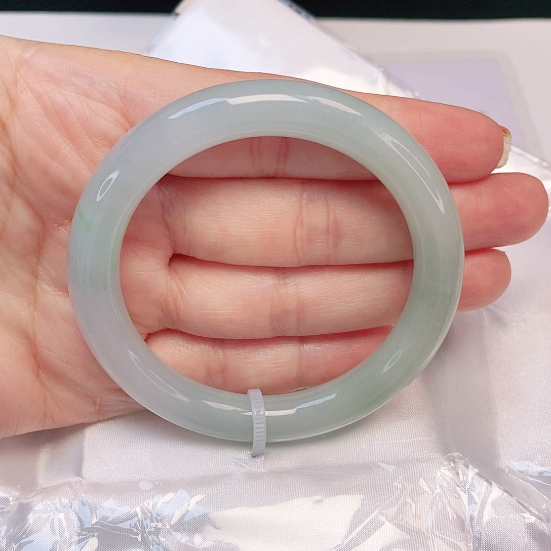 【闪购商品】翡翠手镯未镶嵌圆54.3
