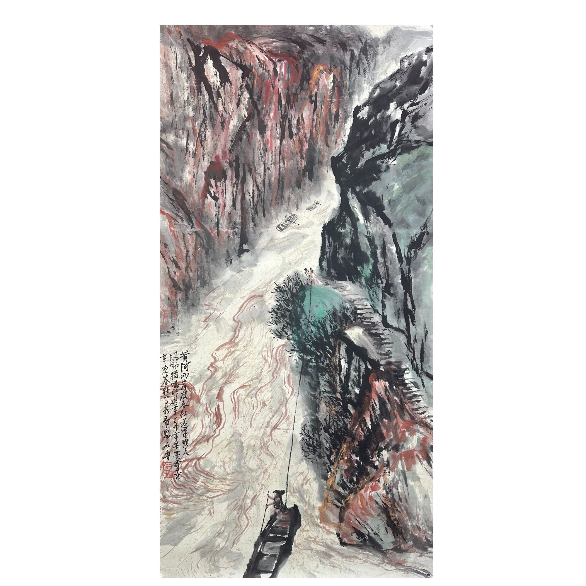  S-R-LYC-589 石老款 山水 138cm×68cm 软片-A