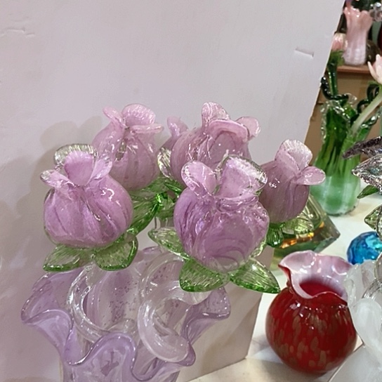 无铅玻璃花瓶高45厘米宽9厘米