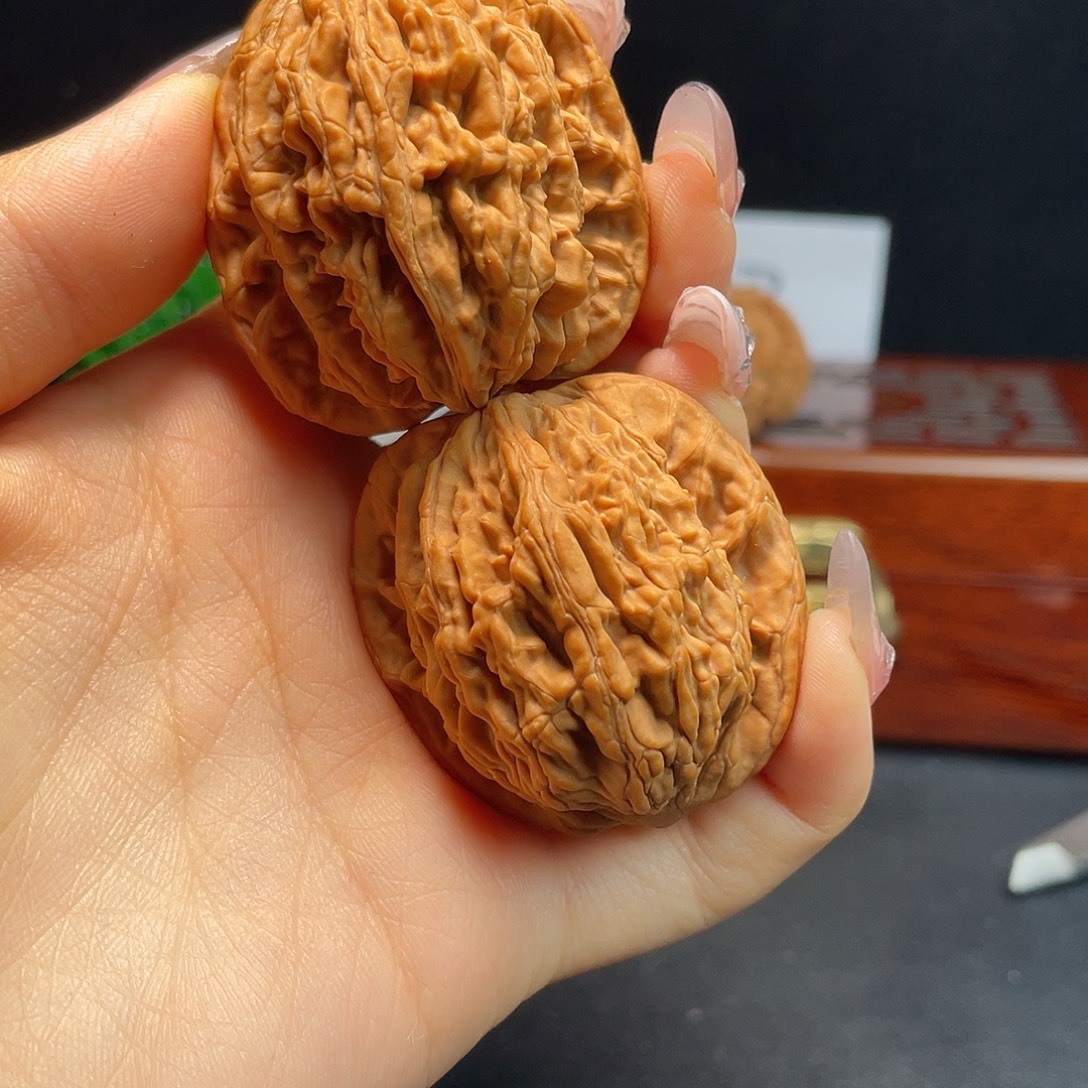 文玩核桃把件麦虎39尺