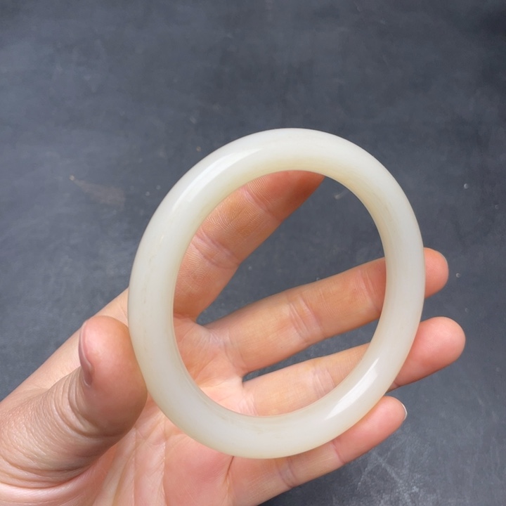 把件白玉菩提摆件