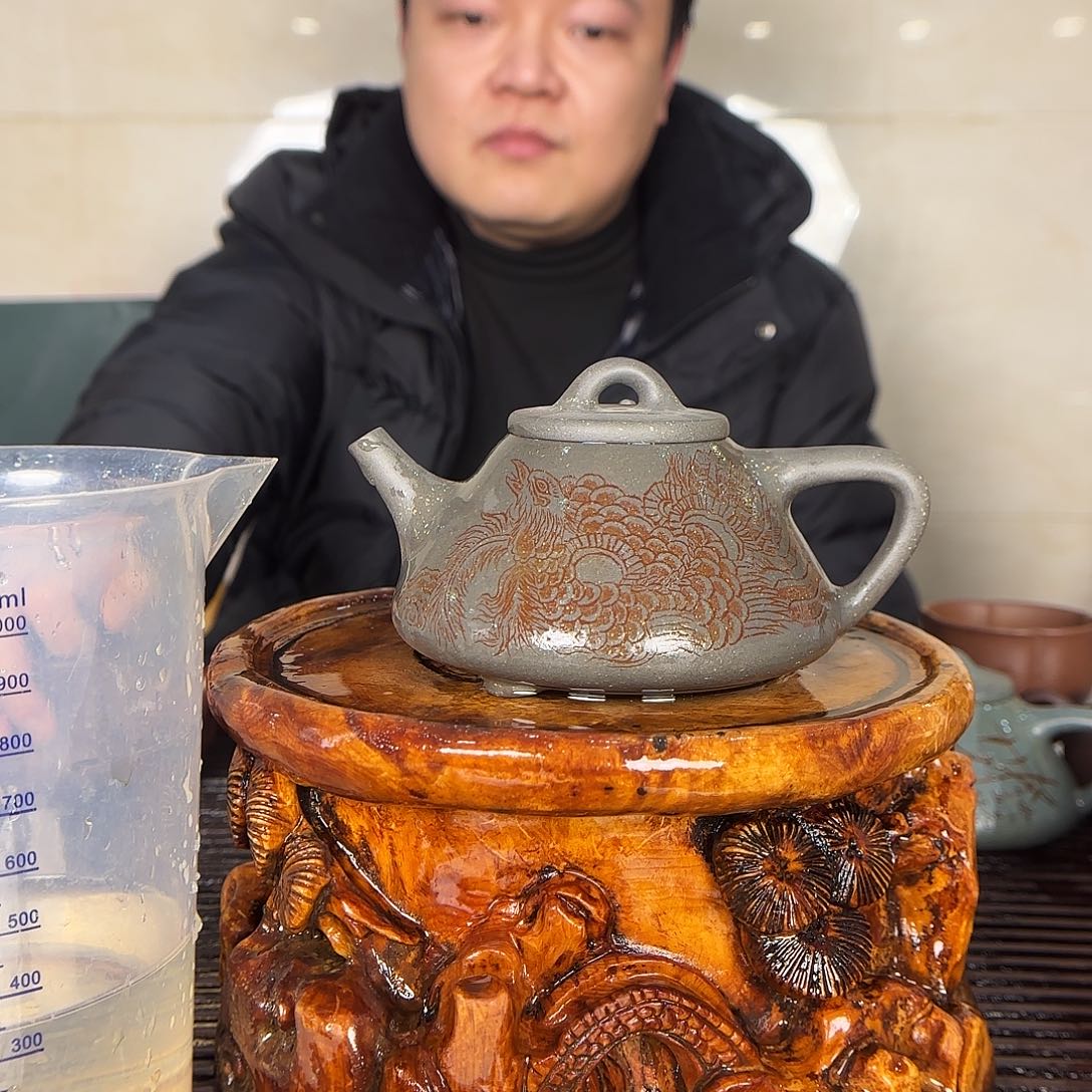 紫砂茶壶韩佳豪老师。350c c