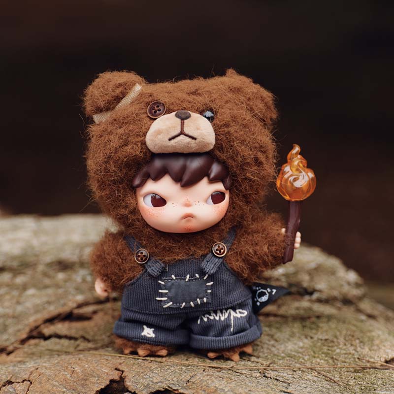 【吊卡】Hirono Living Wild为喜而战毛绒公仔潮玩盲盒手办