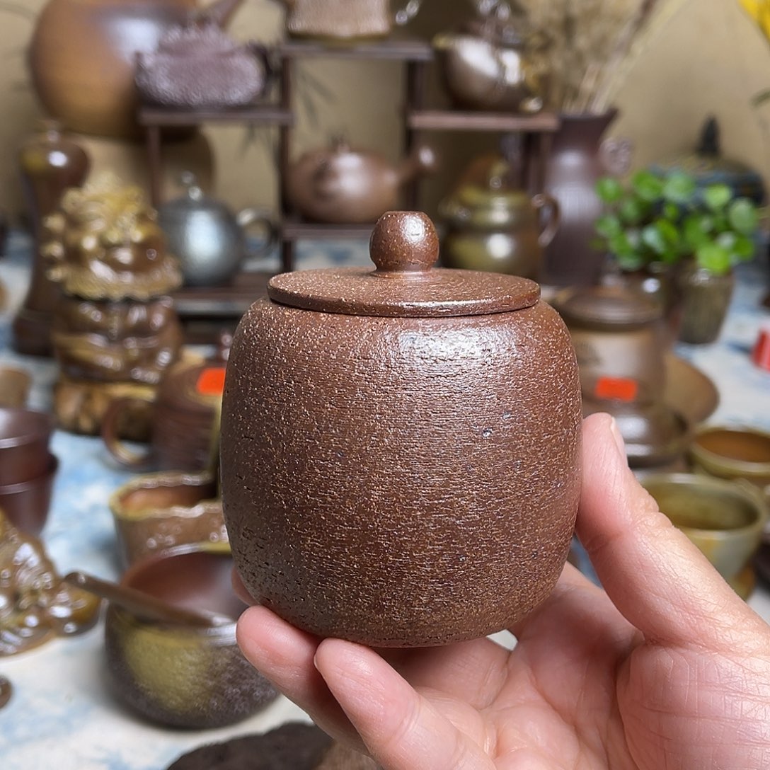 精致轻便小茶罐啊