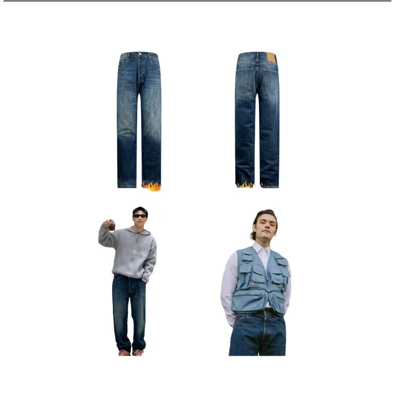 春兰休闲简约牛仔裤（55067）