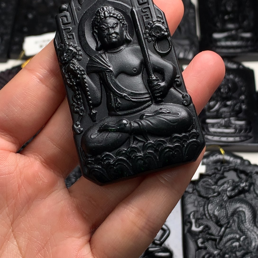 天然a货钢琴黑挂件