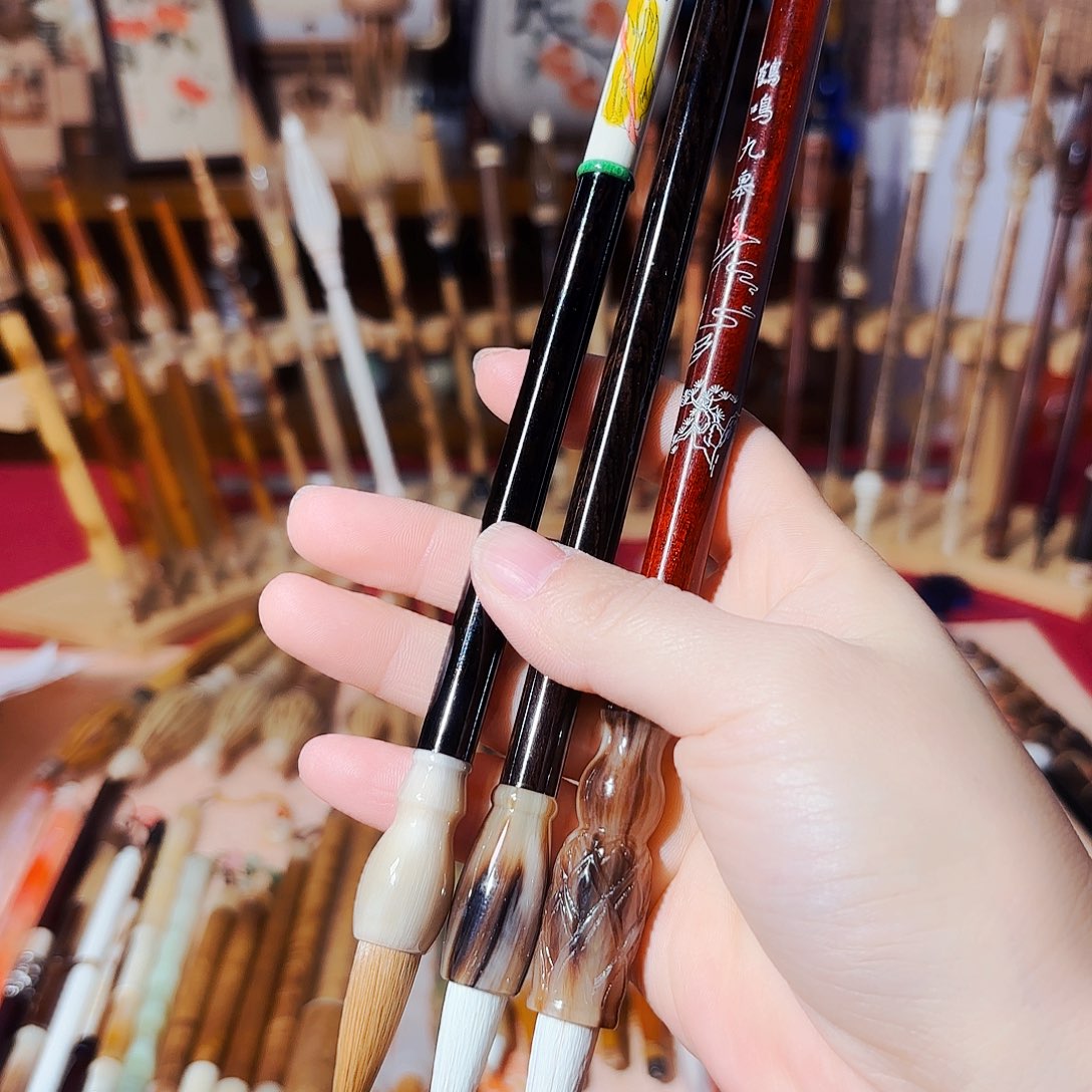 闪4(年末清仓福利)三支不同到手，错过无中楷毛笔