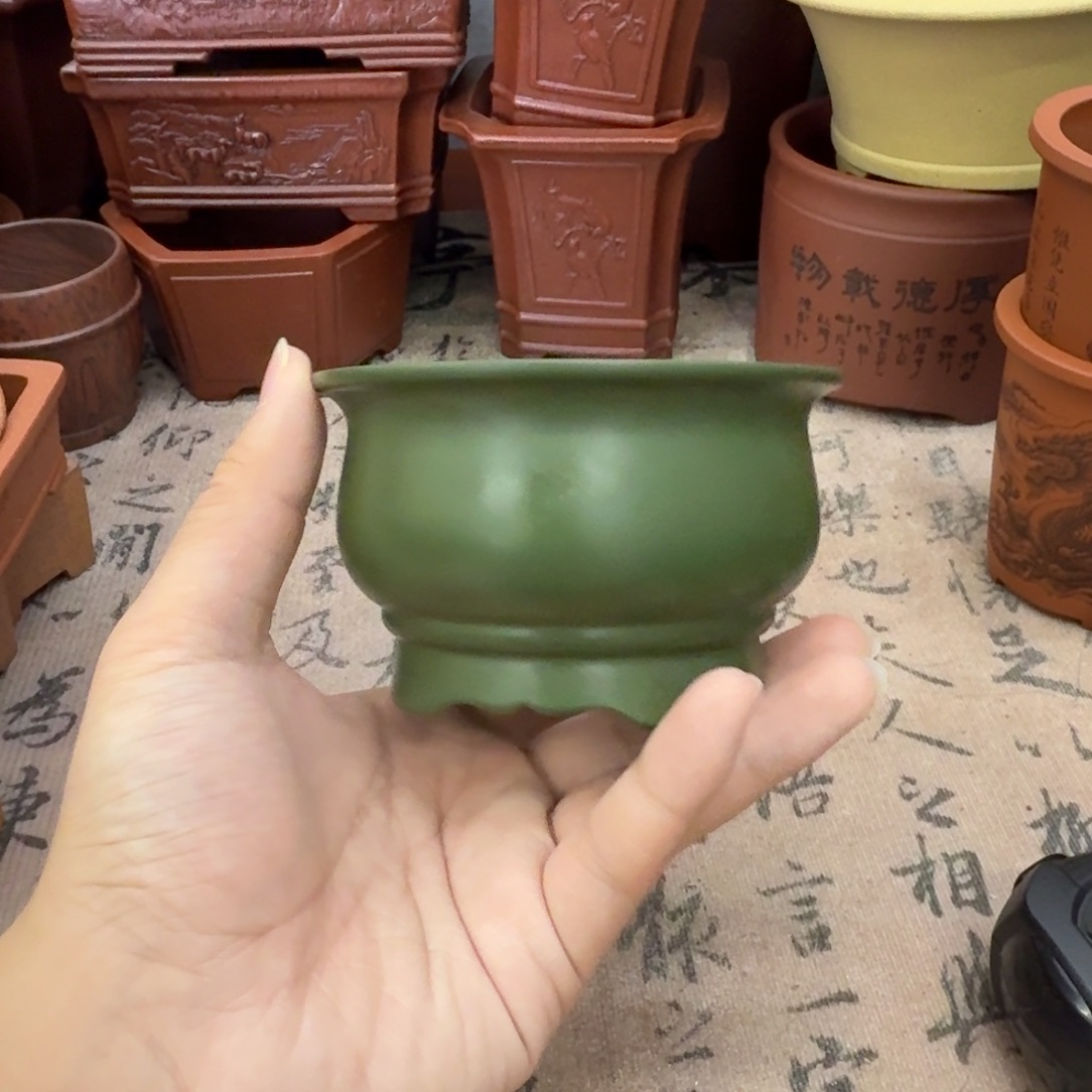 紫砂花盆宜兴紫砂正品9x5