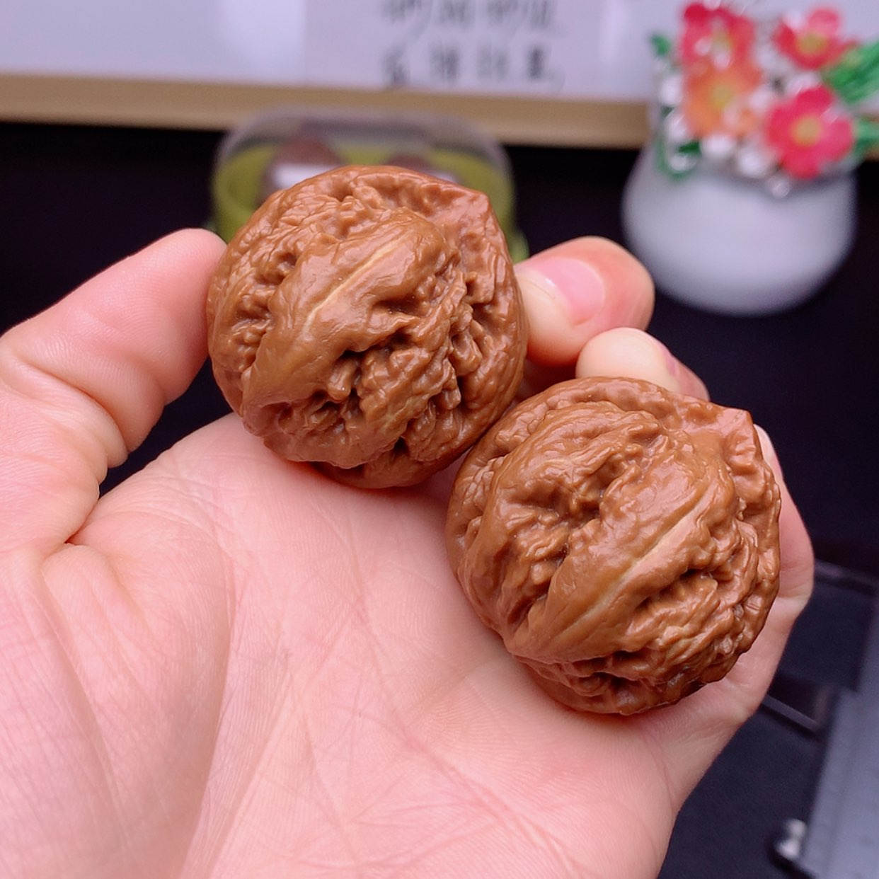 【闪购商品】文玩核桃把件霸王龙37➕微修