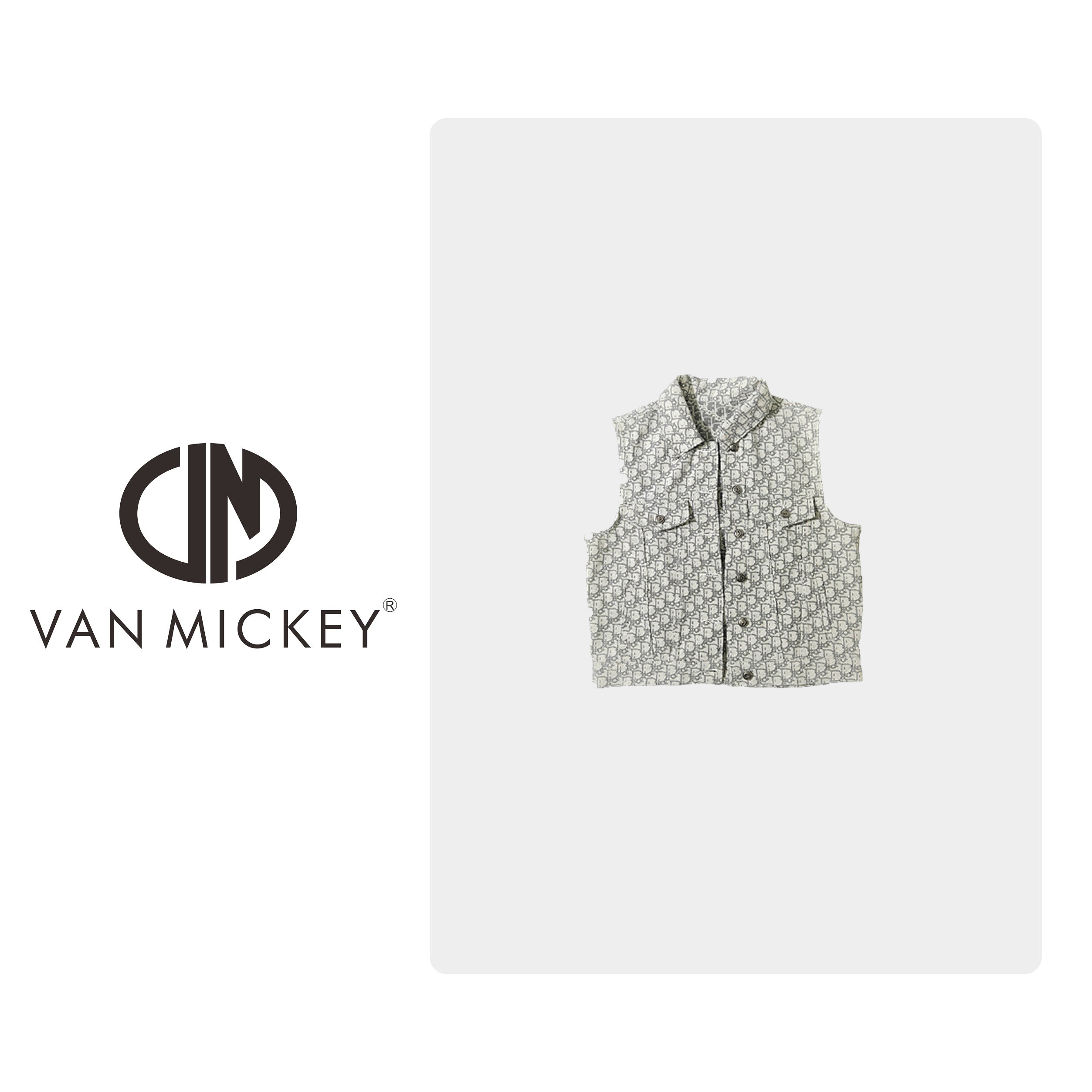 【天寰集团玥董专属】2025新款印花时尚休闲宽松马甲