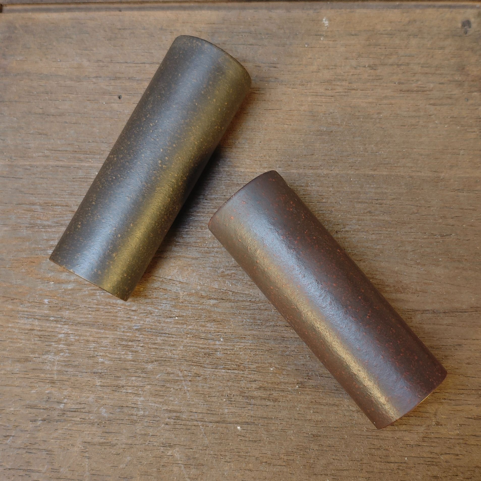内长3.5cm-内高10cm素面直口掌中宝拇指圆筒紫砂花盆