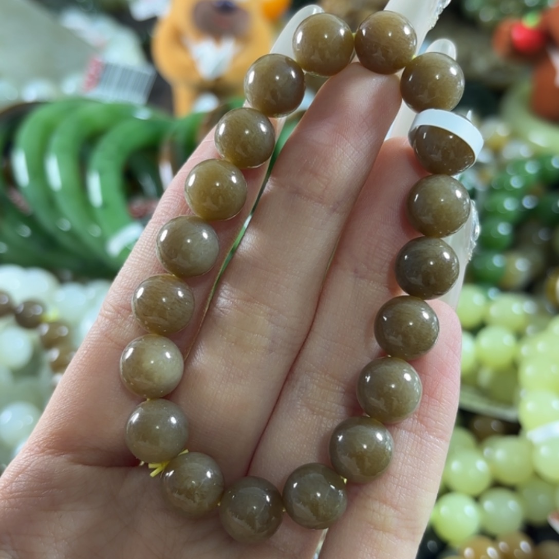 和田玉未镶嵌手链