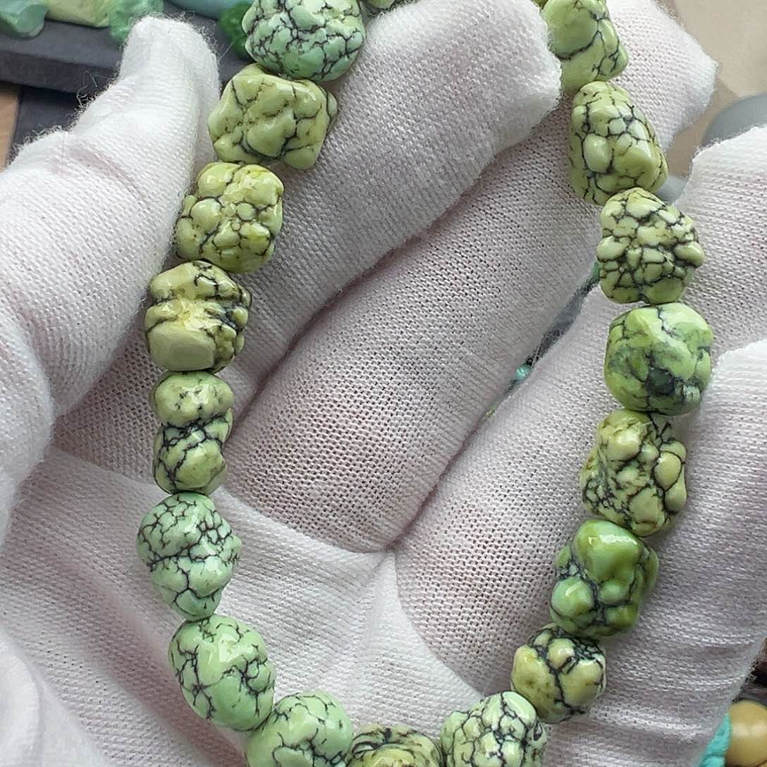 绿松石菜籽黄绿松石z未镶嵌