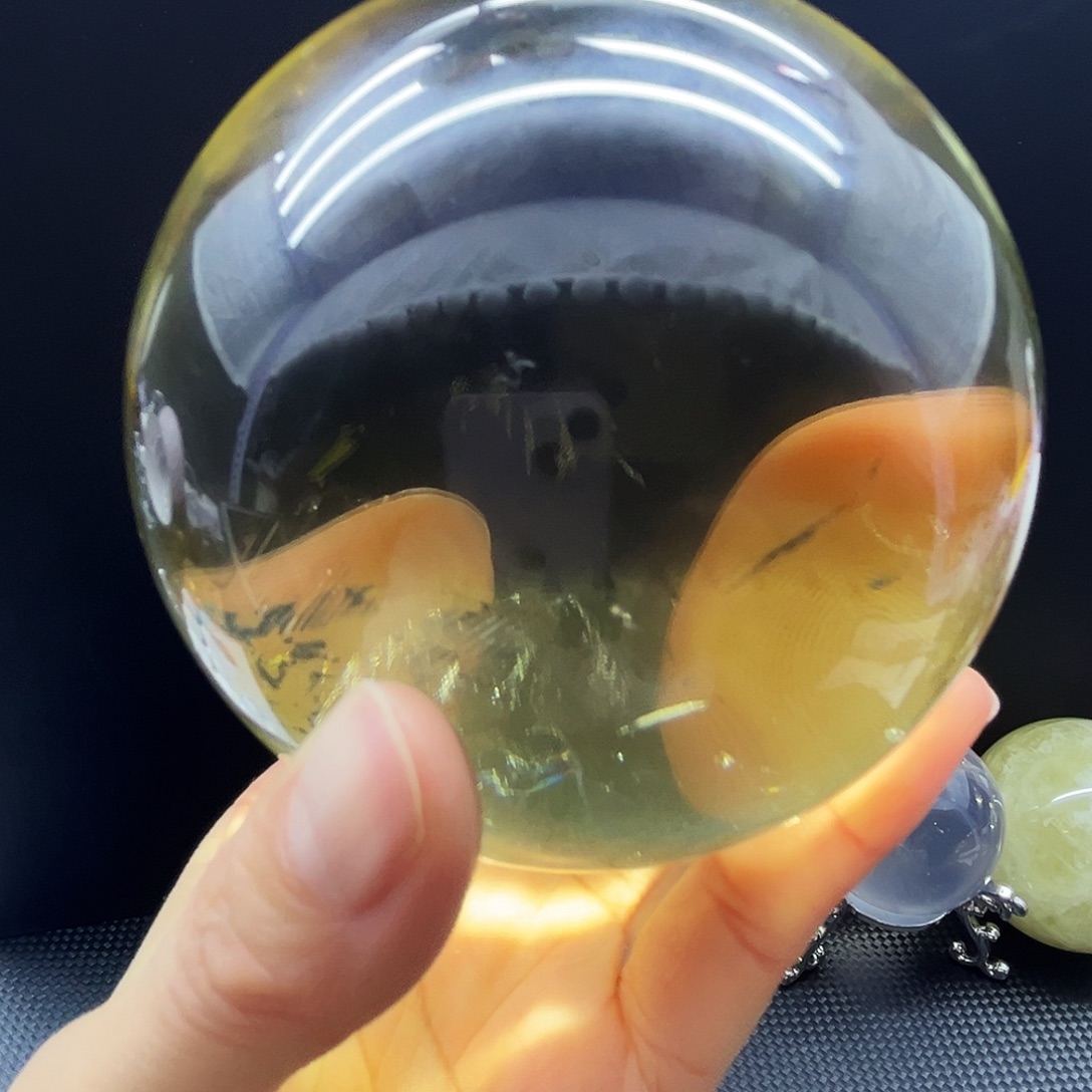 水晶珠宝半成品未镶嵌9.6公分