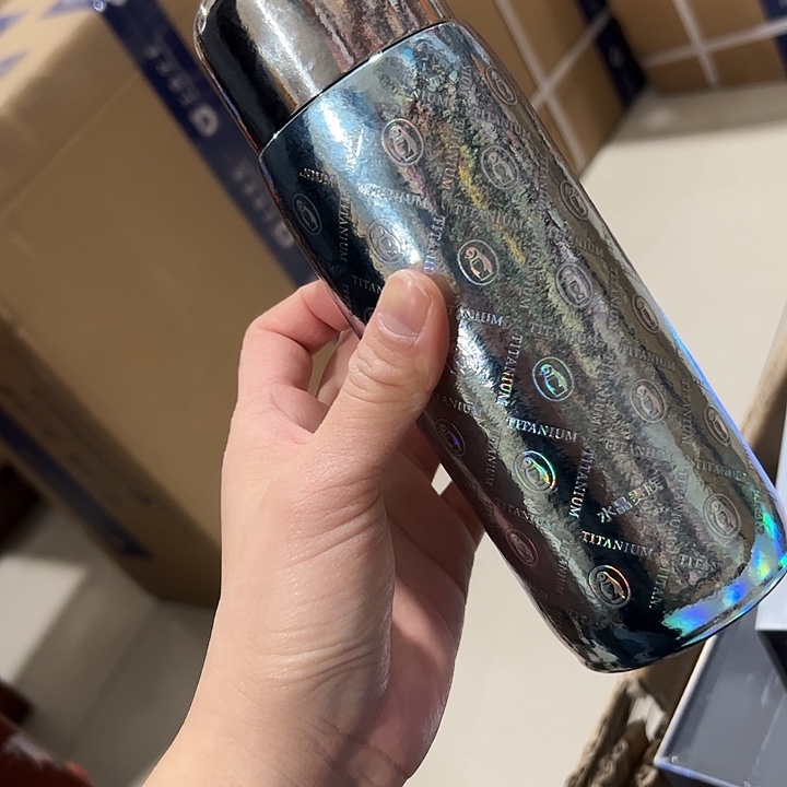 水晶贵族390-8010-3蓝 钛杯  