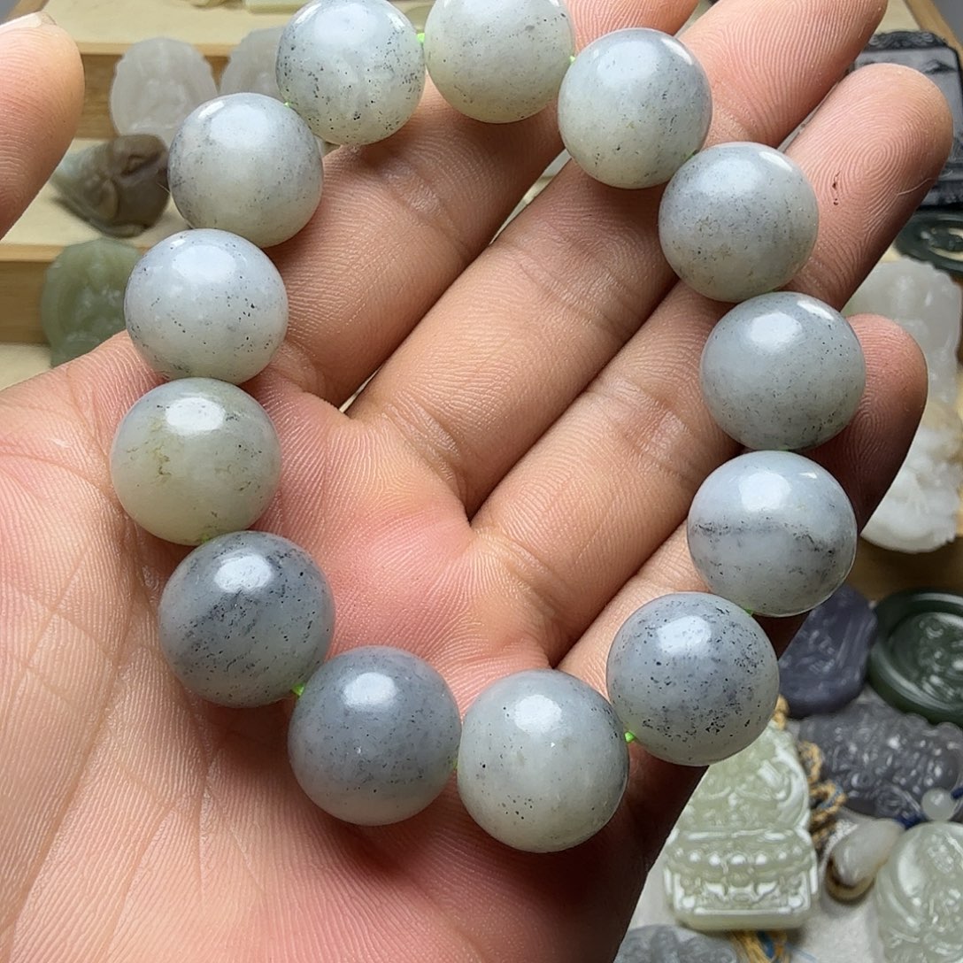 你***呢和田玉未镶嵌手链