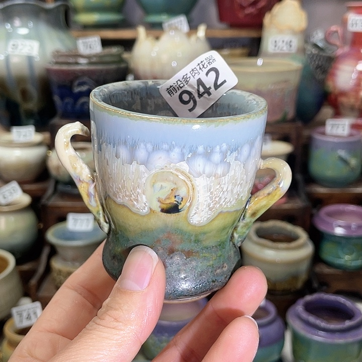 红陶内口径6高度8