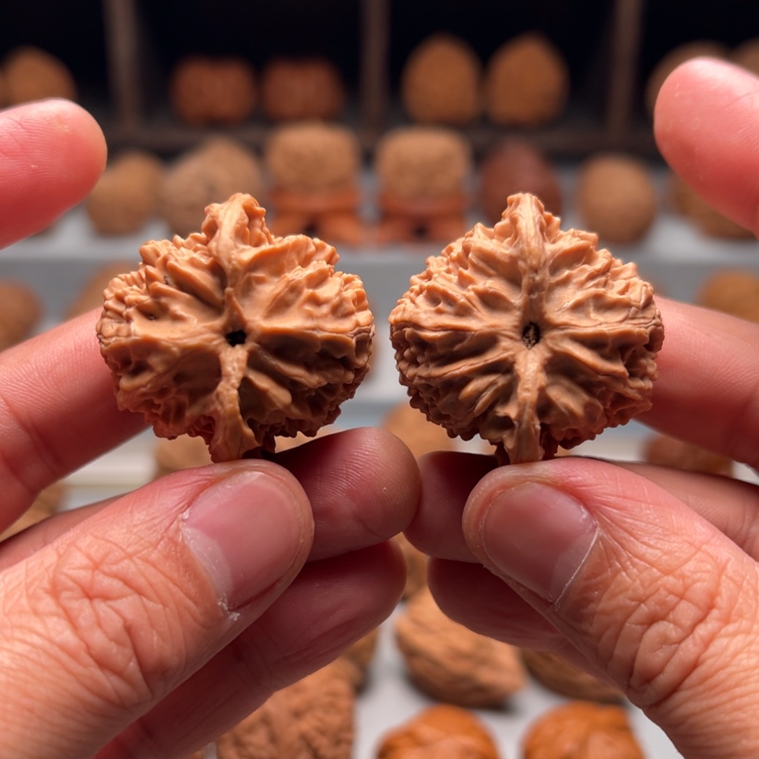 文玩核桃把件38原装苹果