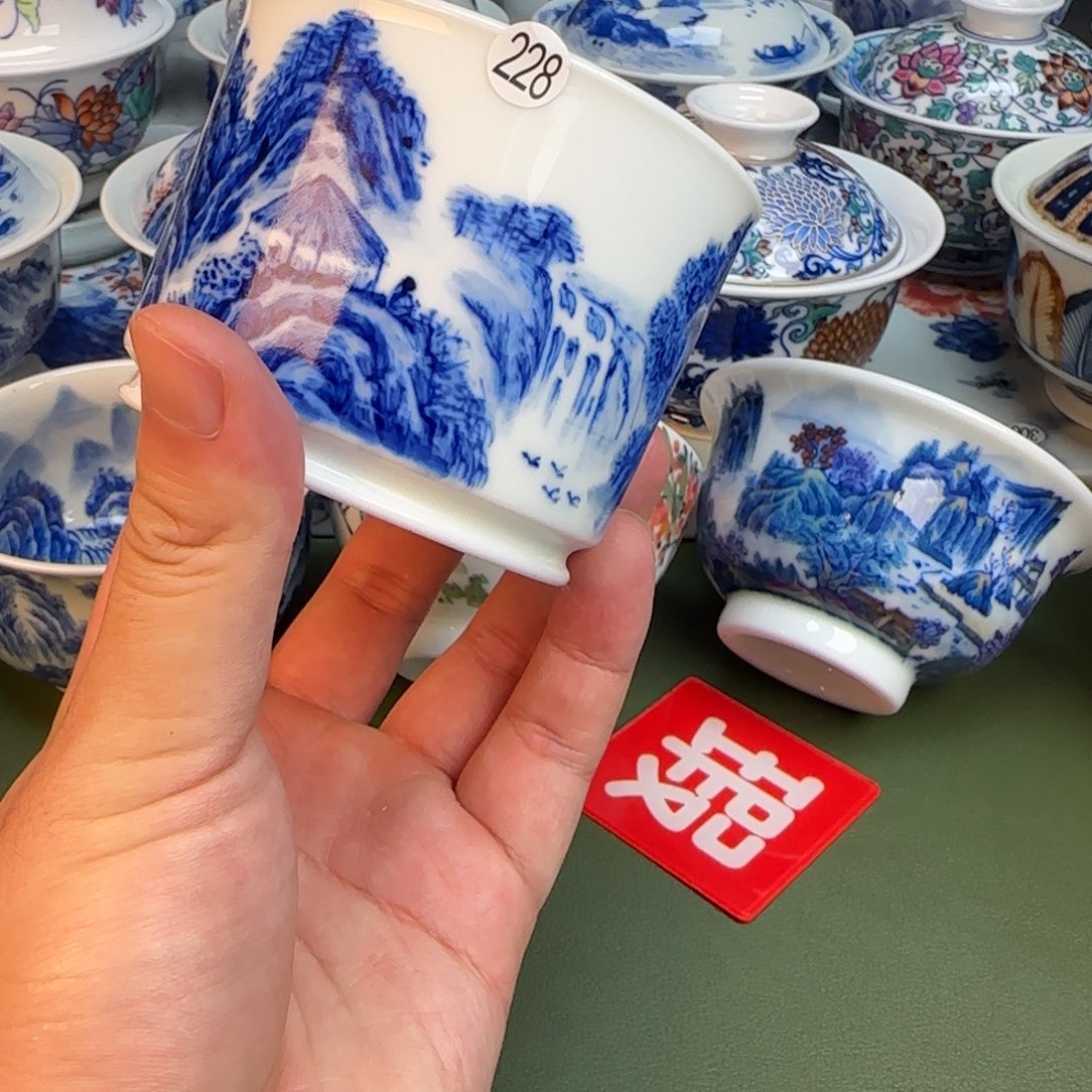 彦祖纯手工手绘茶具228