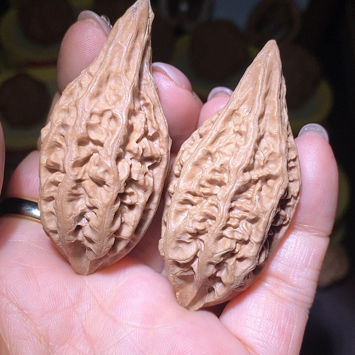 文玩核桃把件东北野生楸子小美36