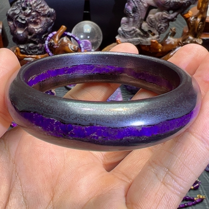 苏纪石（舒俱来）手镯未镶嵌