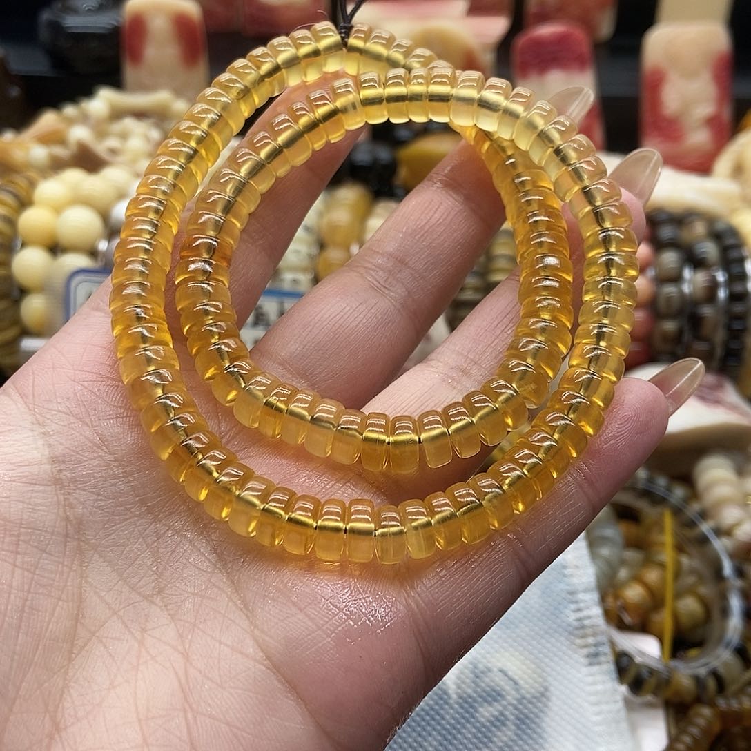 驼骨其他棉*羊角108颗蜜透