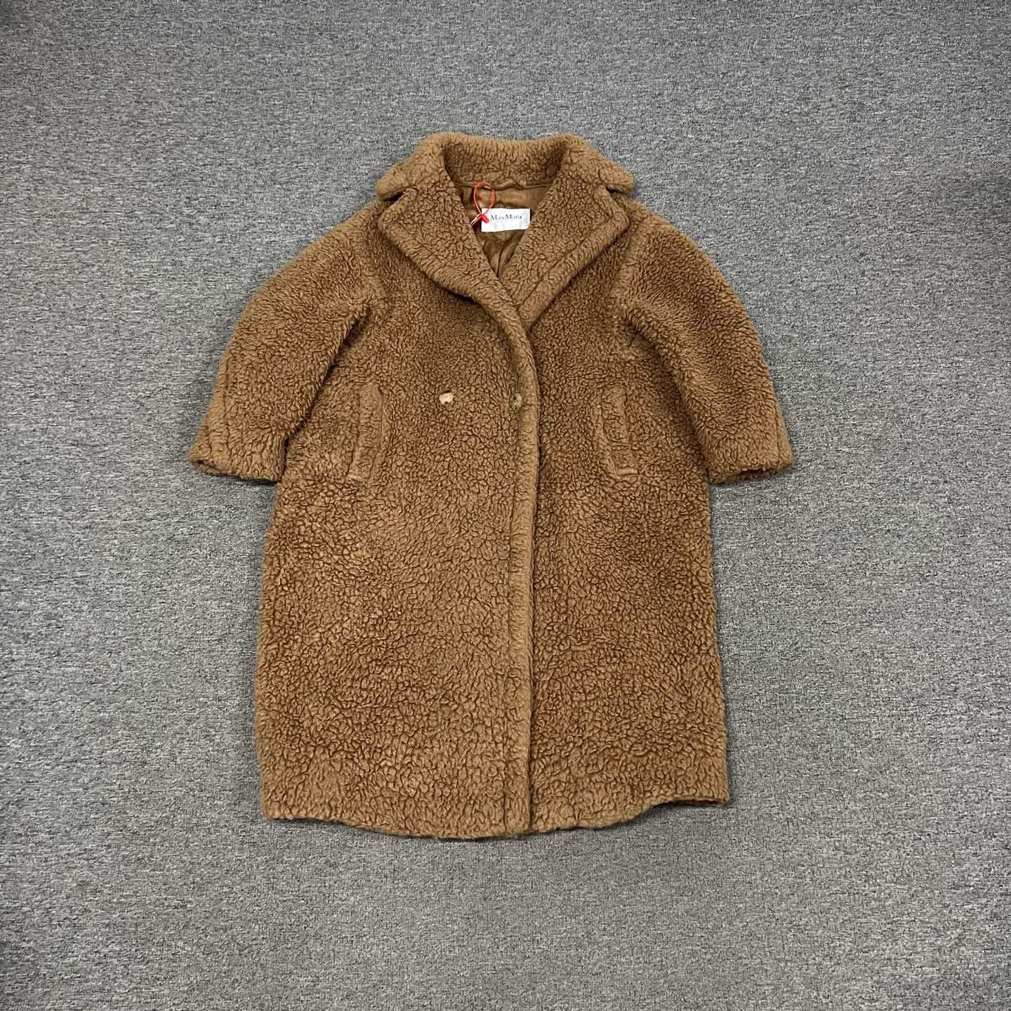99新 MaxMara 卡其色 泰迪 大衣 外套 s码